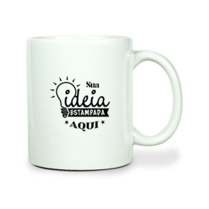 Caneca Branca Personalizada 325ml