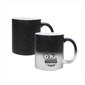 Caneca Mágica Preto 325ml