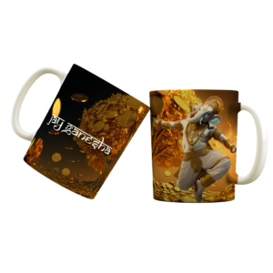 Caneca Branca Jay Ganesha Prosperidade 325ml