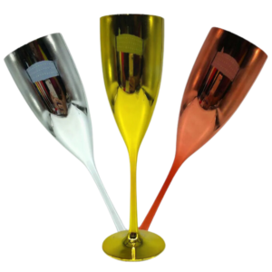 Taça Para Champagne Metalizada 160ml
