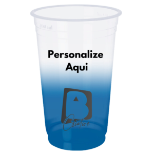 Copo Descartável Degrade 700ml